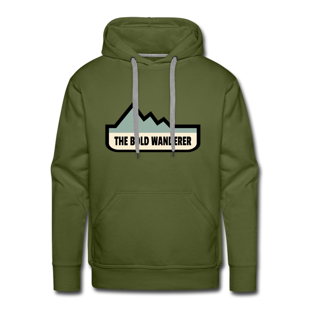 Bold Color Hoodie - olive green