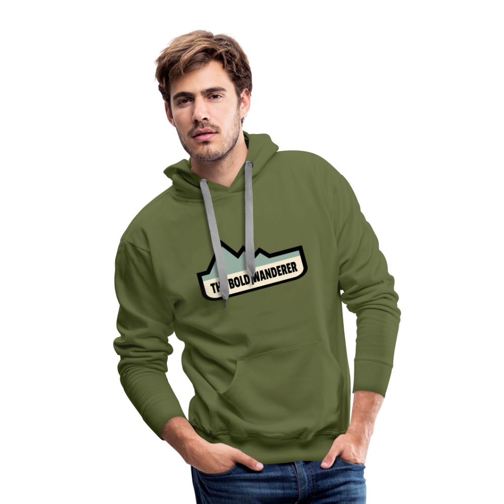 Bold Color Hoodie - olive green