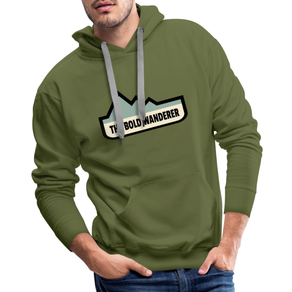 Bold Color Hoodie - olive green