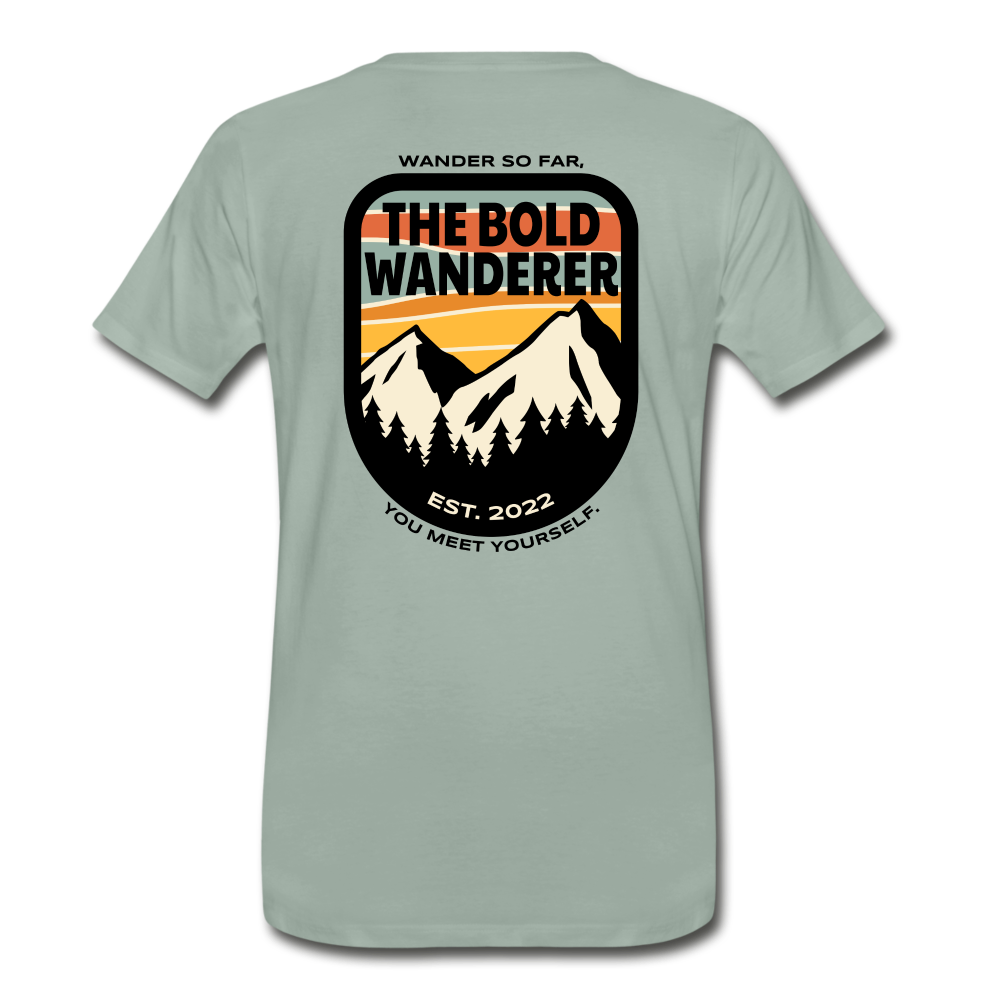 Bold Mountains - steel green