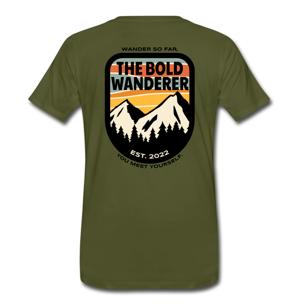 Bold Mountains - olive green