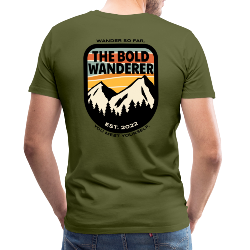 Bold Mountains - olive green