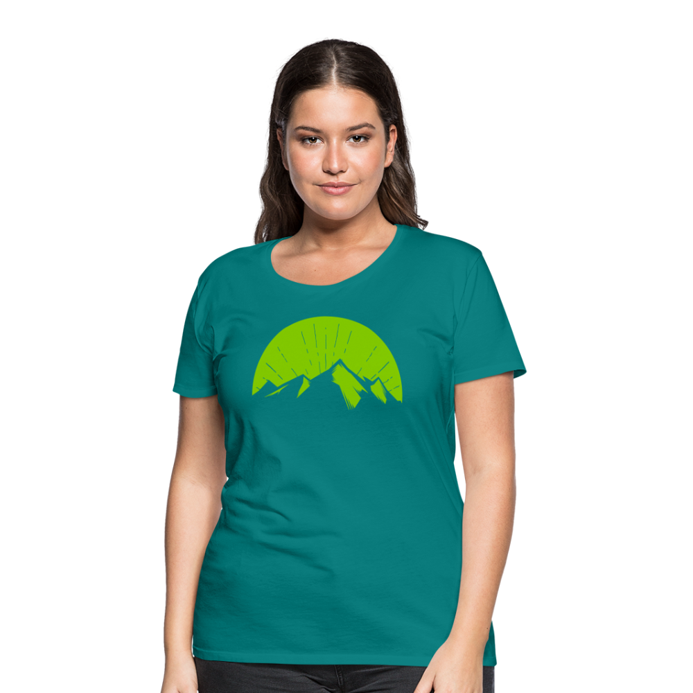 Women’s Mountain T-Shirt - teal