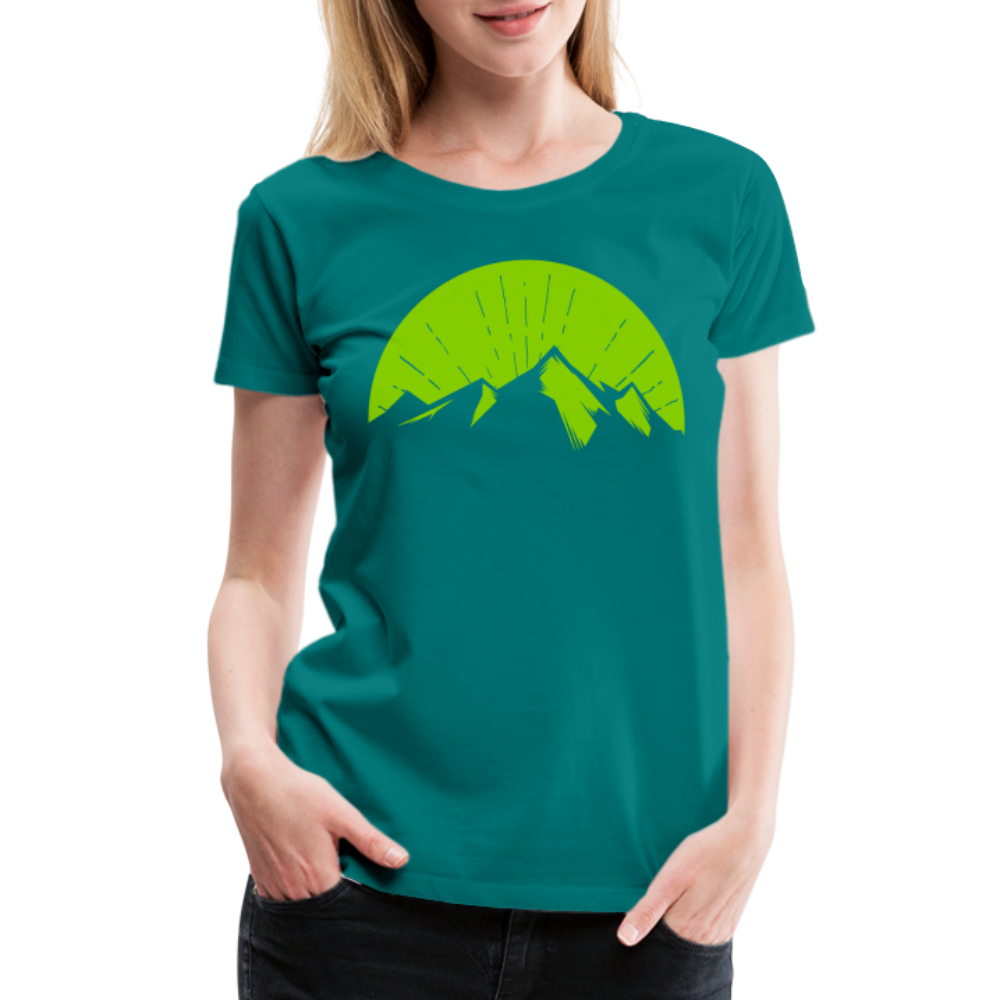 Women’s Mountain T-Shirt - teal