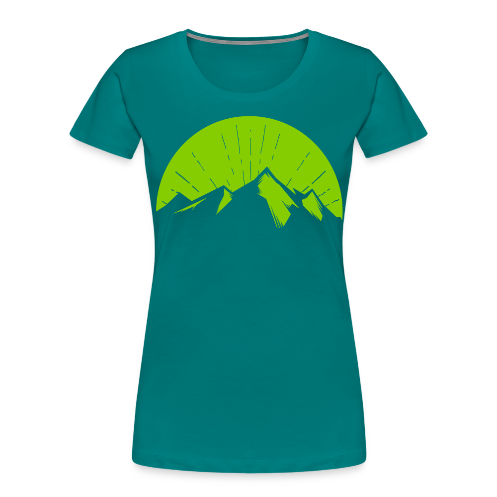 Women’s Mountain T-Shirt - teal