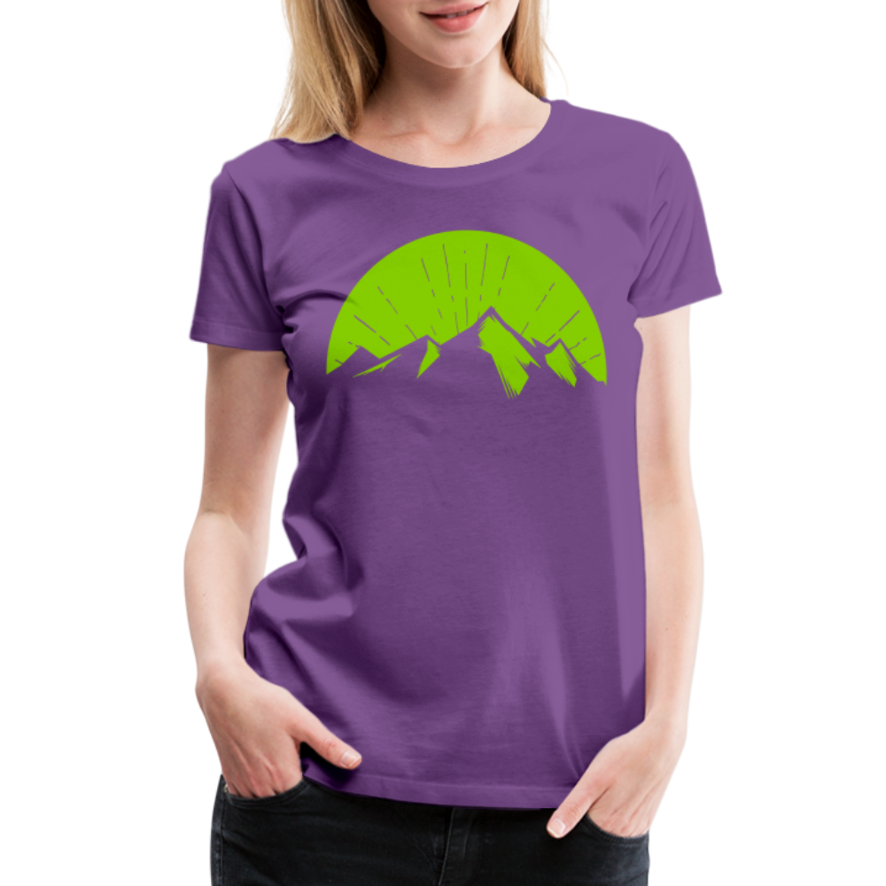 Women’s Mountain T-Shirt - purple