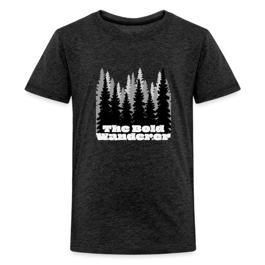 Kids' Premium Forest T-Shirt - charcoal grey