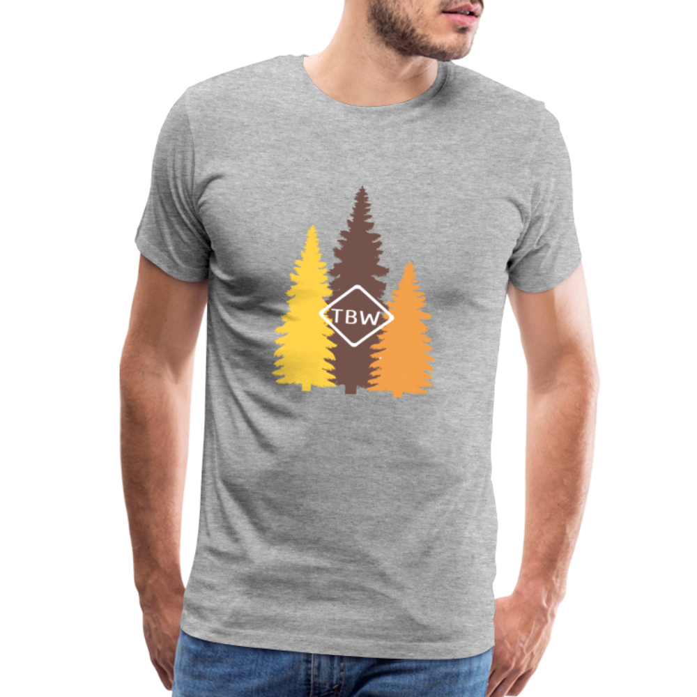 Men's Premium Fall Logo T-Shirt - heather gray